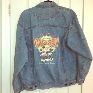 Vintage Mickey Mouse Jean jacket! Disney jacket